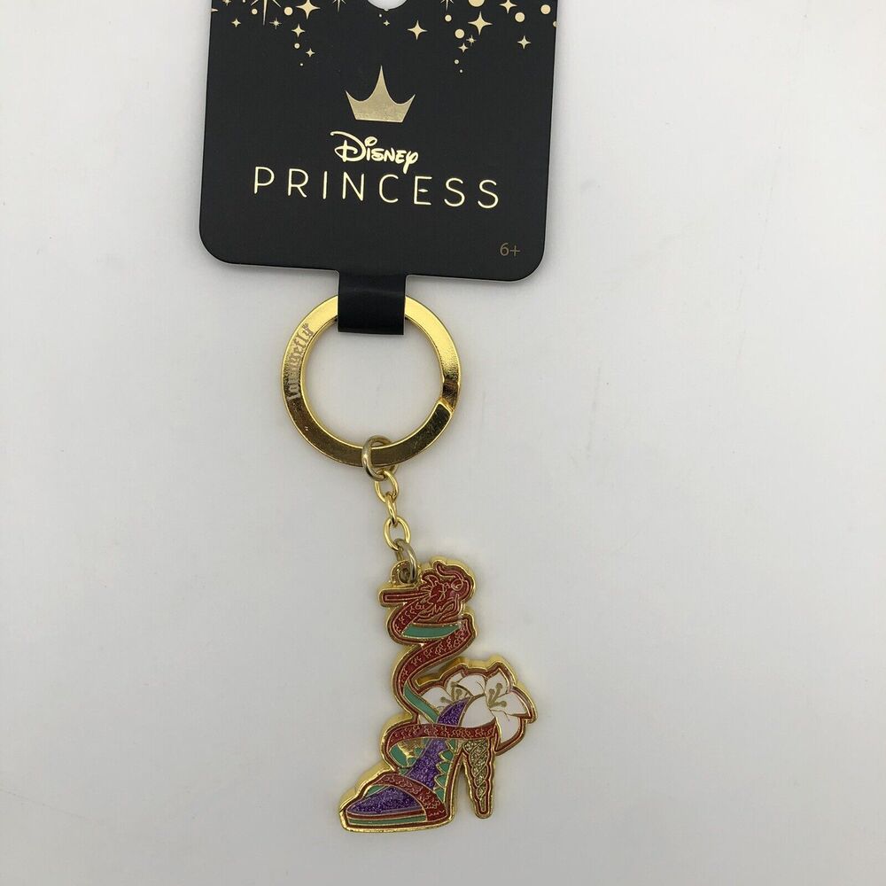 Loungefly Disney Mulan Princess Shoe Keychain Key Ring